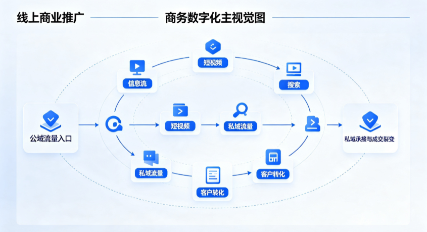 武清区线上商业推广怎么做？全域流量闭环搭建与低成本转化实战指南